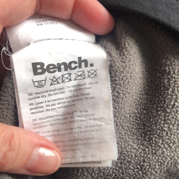 Bench Black Zip Front Jacket - Picture 5 of 6